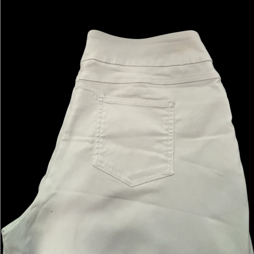 Ruby Rd. White Pants Pull On Women's Size 12 SKU 10